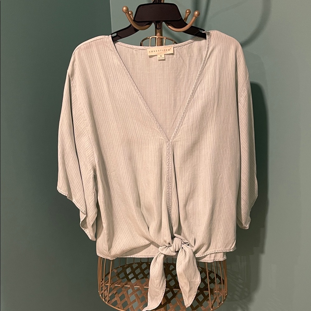 Lovestitch Tie-Front Top